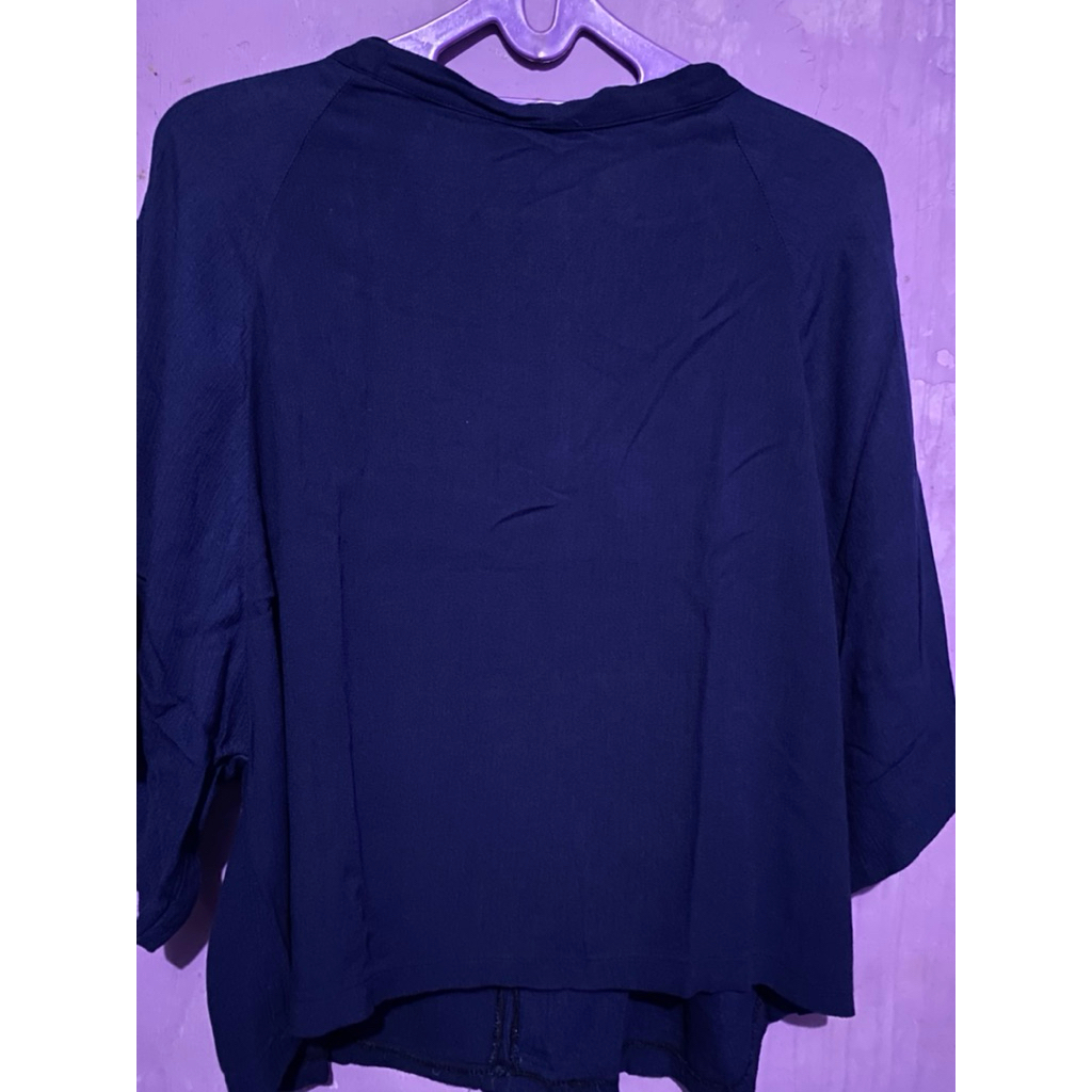 Preloved blouse navy