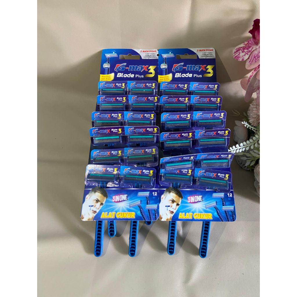 Pisau cukur G-MAX3 Blade plus isi 24