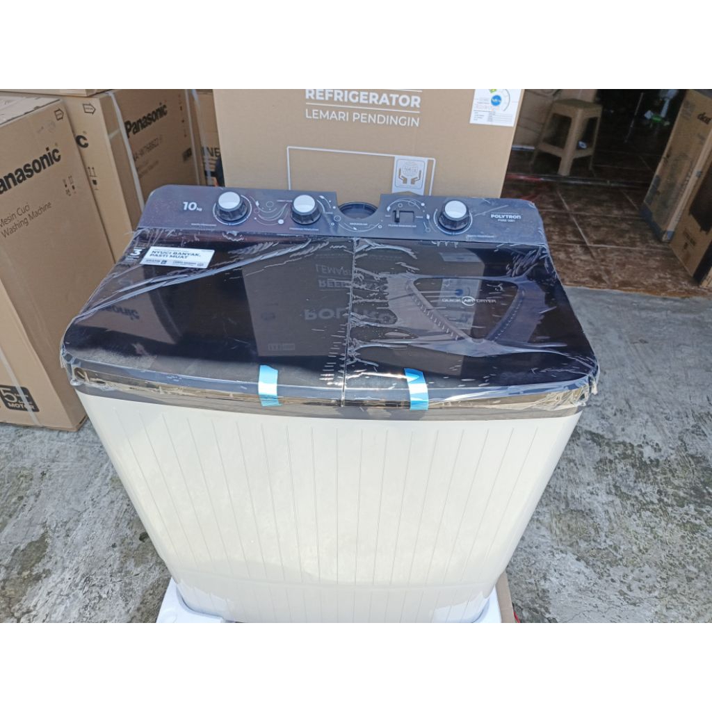 mesin cuci polytron 10kg/mesin cuci polytron pwm 1081