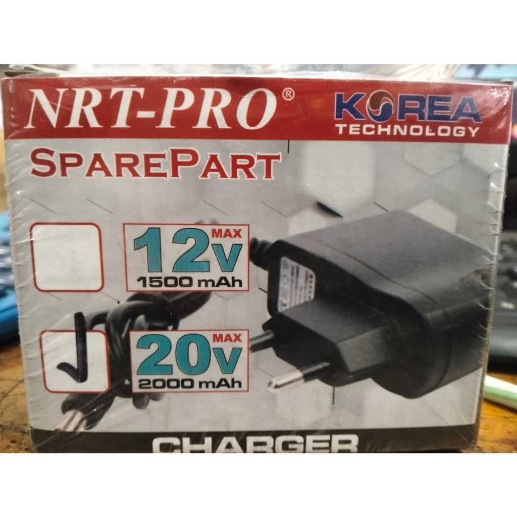NRT PRO Adaptor Charger 20V Cas Mesin Bor Cordless Drill DC330