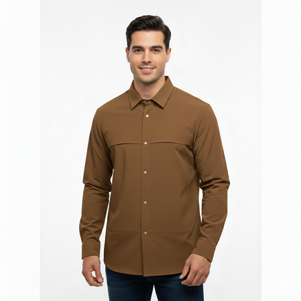 ESBEG - Jasket Jas Jaket Formal Pria Modern Fit Artikel 2225 - Warna Cokelat