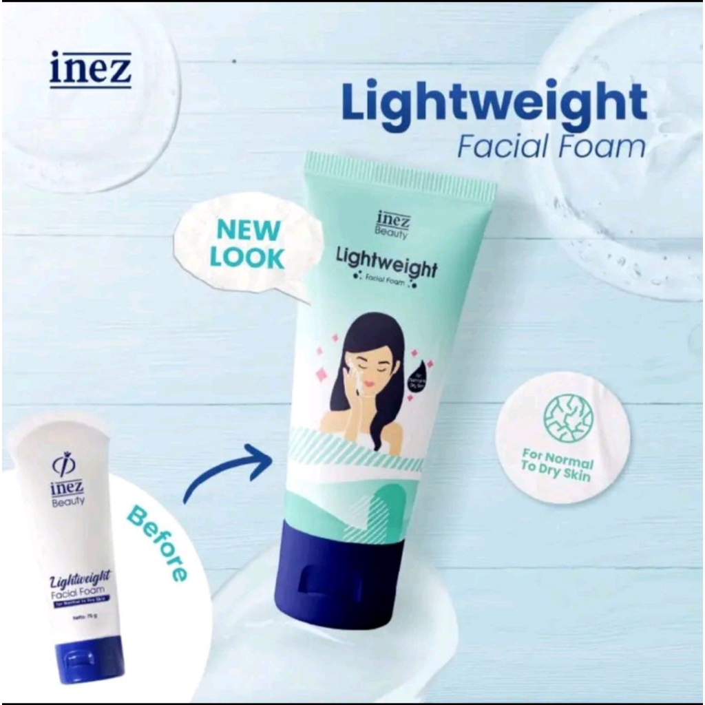 INEZ OFFICIAL BDG -INEZ Lightweight Facial Foam /Facial foam Normal to Dry