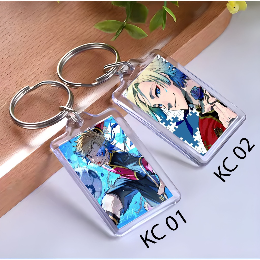 Keychain MICHAEL KAISER ANIME BLUELOCK - Ganci ANIME - Gantungan Kunci - MICHAEL KAISER