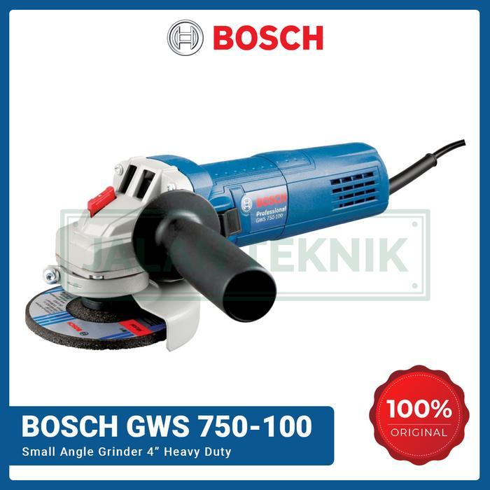Mesin Gerinda Small Angle Grinder 4&quot; Bosch Heavy Duty GWS 750