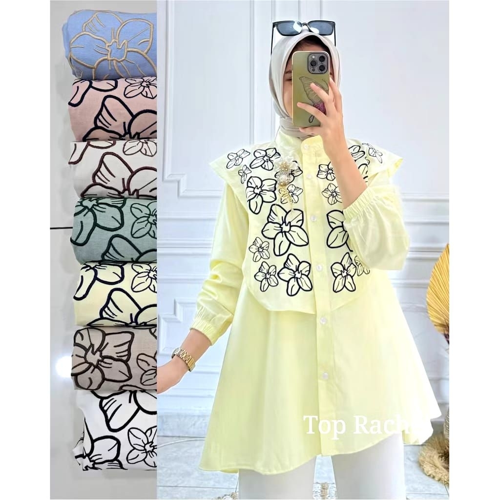 Atasan Winody|| Atasan Winody top flower || Atasan Winody Rompi