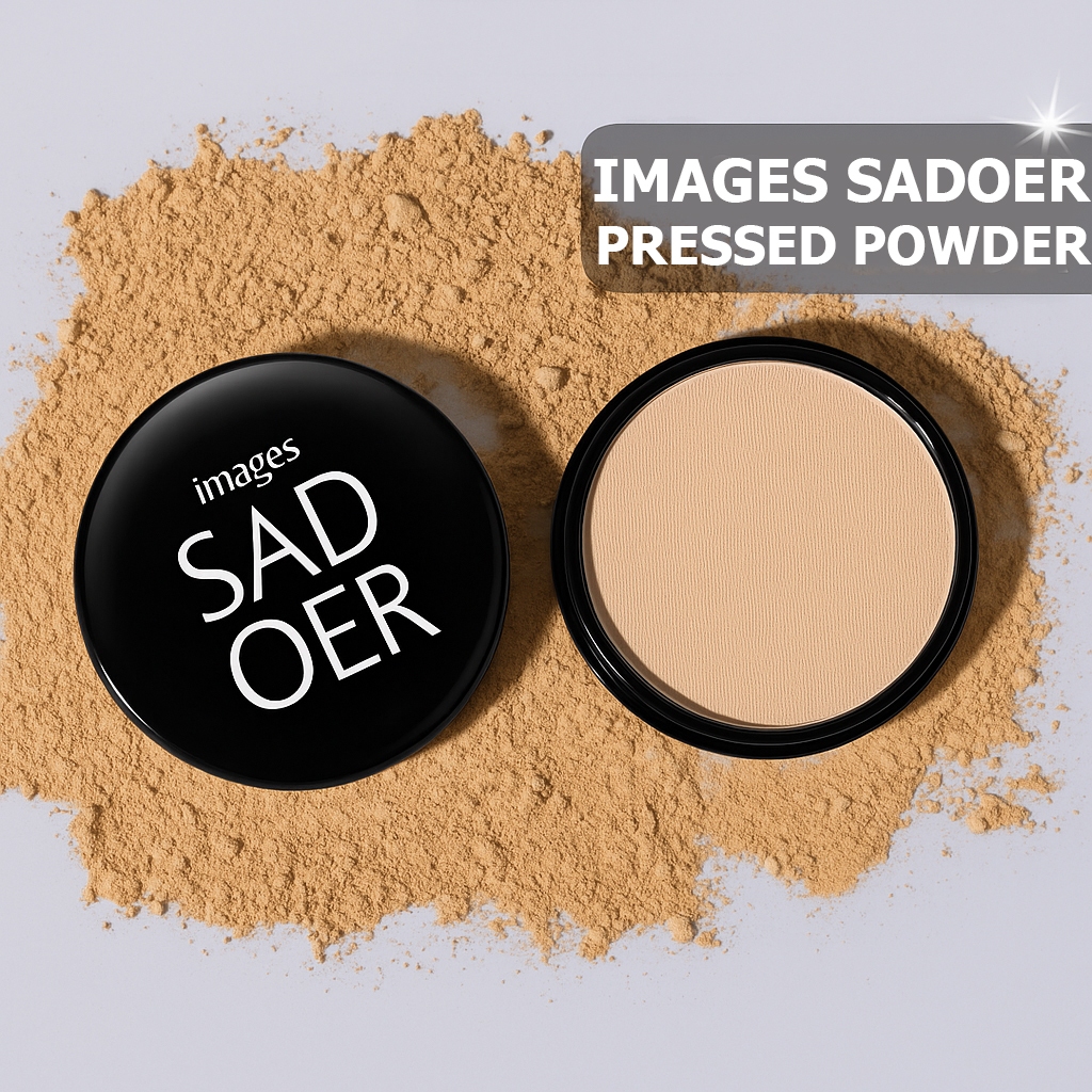 CINDYNAL PRESSED POWDER Sadoer Compact Powder Bedak Padat Tahan Lama anti Air dan Glowing Make Over