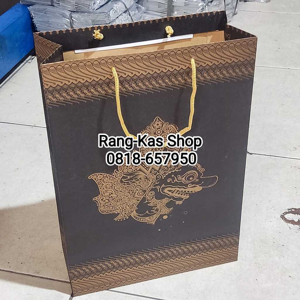 

Paper bag Batik Wayang Gold Buku Eksklusif samson doff