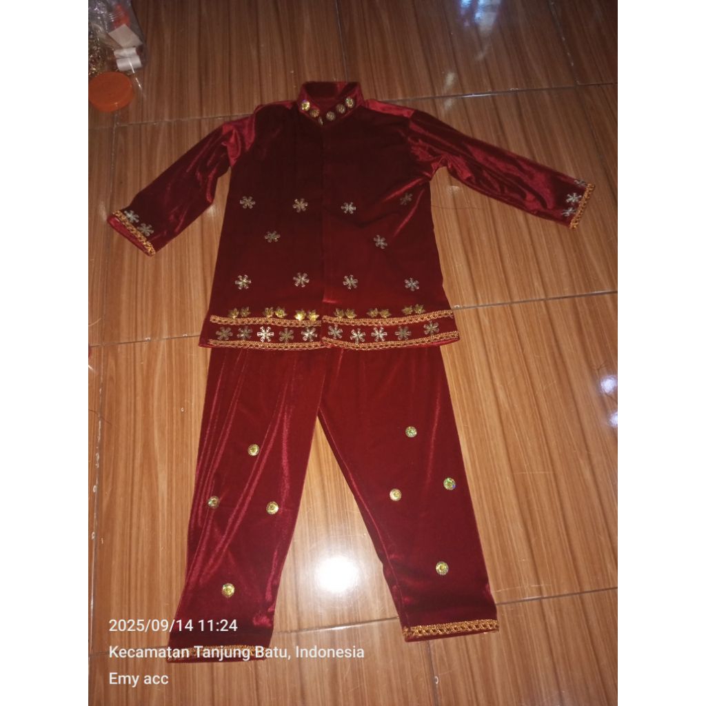 baju sunat baju karnaval cowok SD