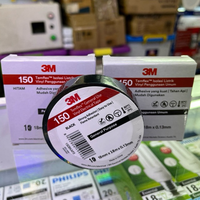 Solasi listrik 3M hitam