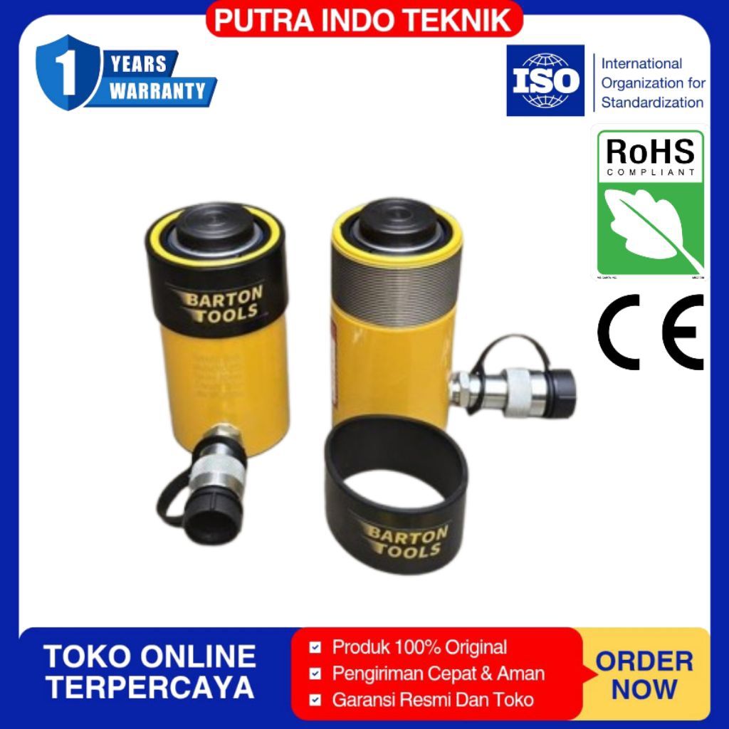 Hydraulic Cylinder 25 Ton 26mm RC-251 BARTON Hidrolik Jack 25T Silinder