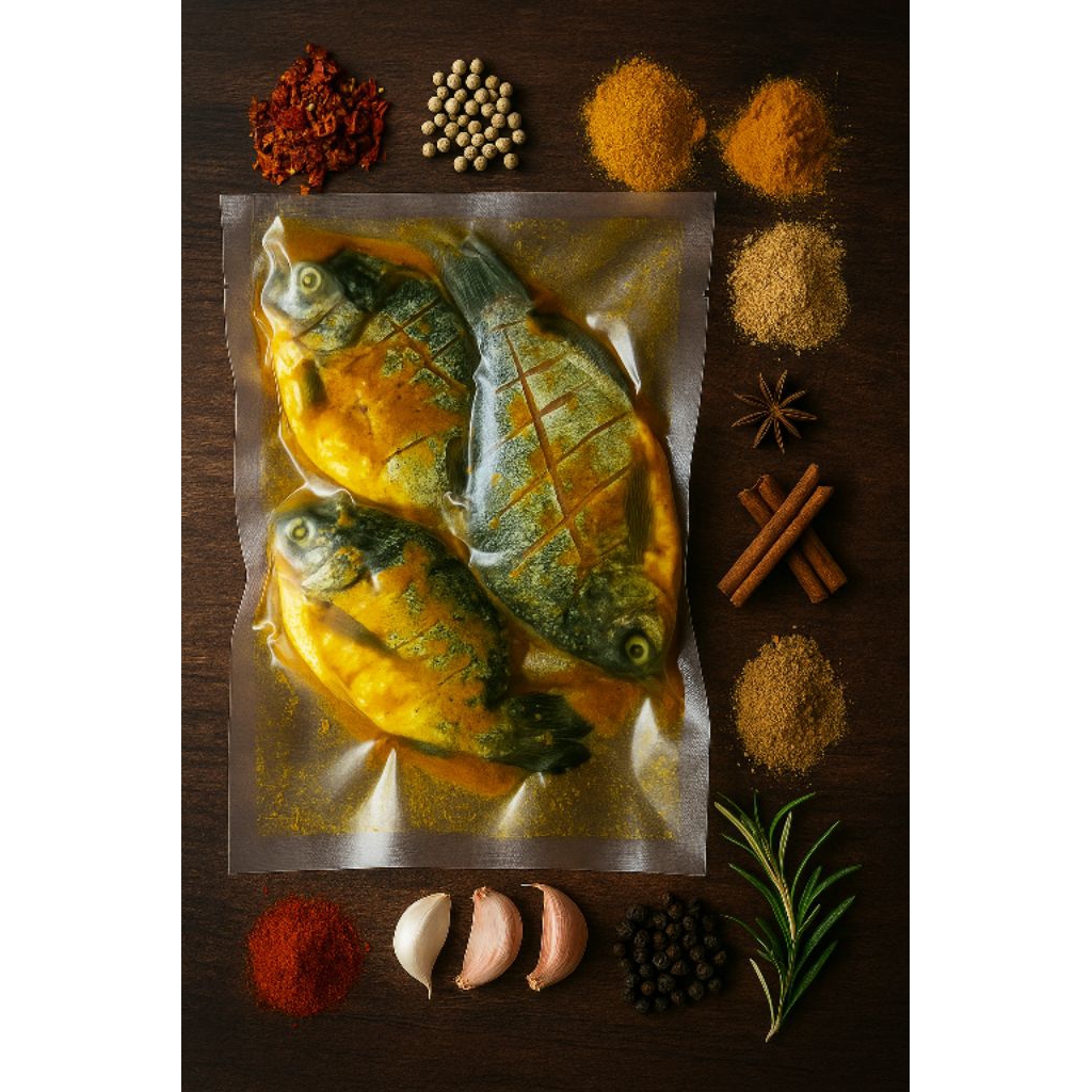 Bawal marinasi / lauk simple / ikan bawal / tinggal goreng