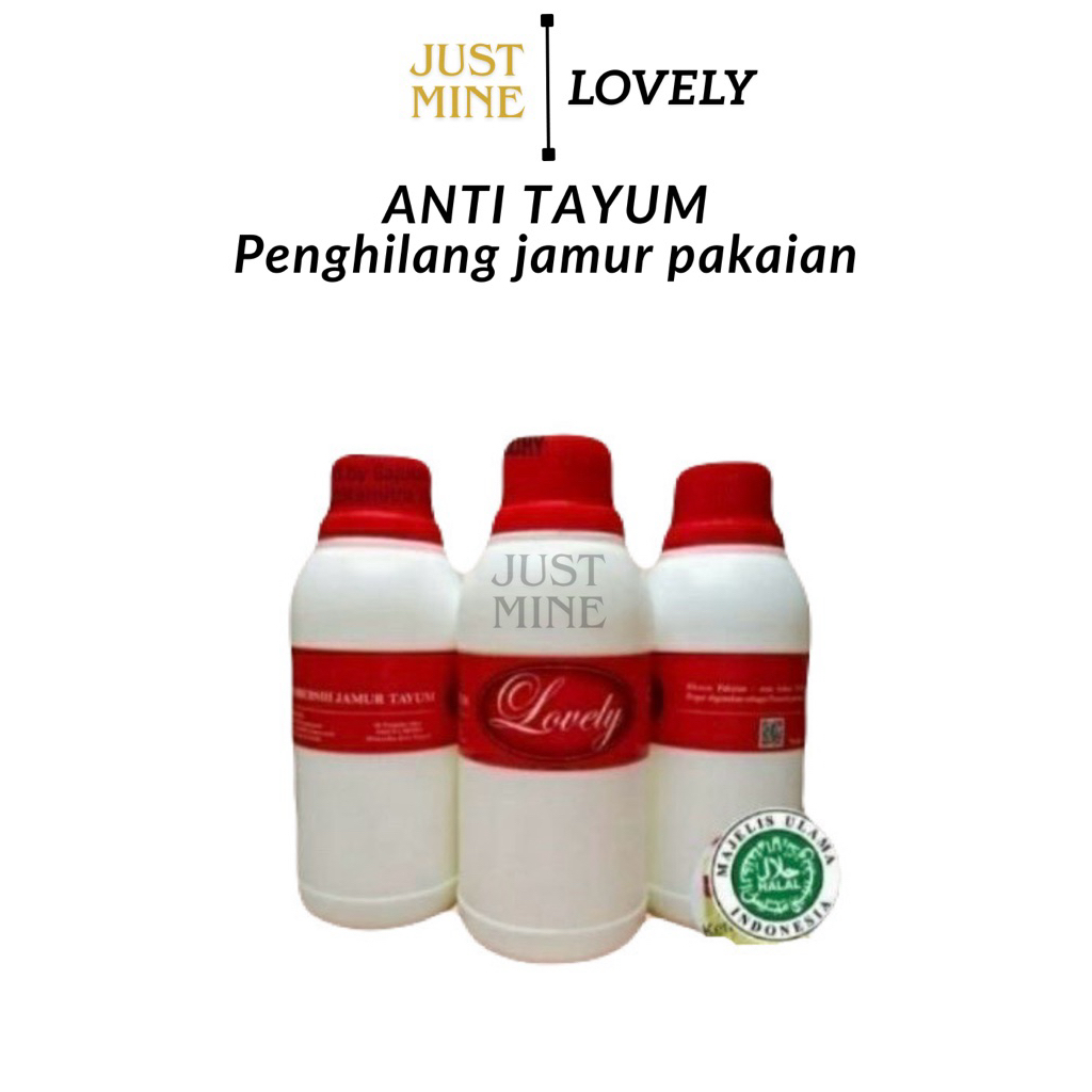 LOVELY ANTI TAYUM / PENGHILANG JAMUR PAKAIAN / PEMBERSIH NODA LAUNDRY / PENGHILANG TAYUM PAKAIAN