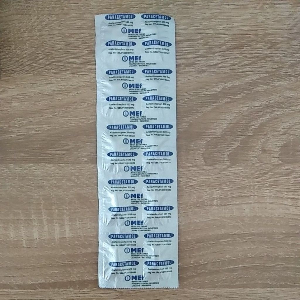 Paracetamol MEF 500Mg