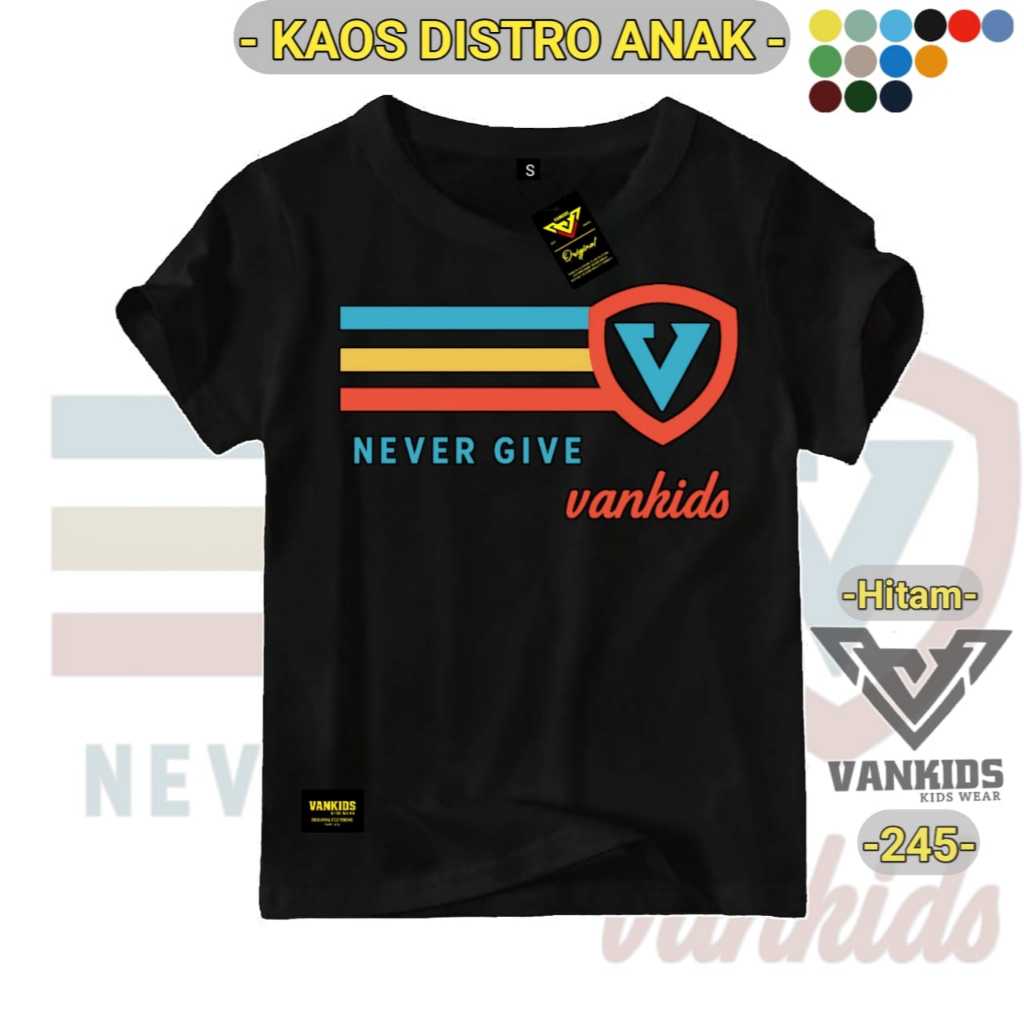 Kaos Distro Anak Lakilaki Dan Perempuan 3-12Tahun / Baju anak laklaki Katun premium