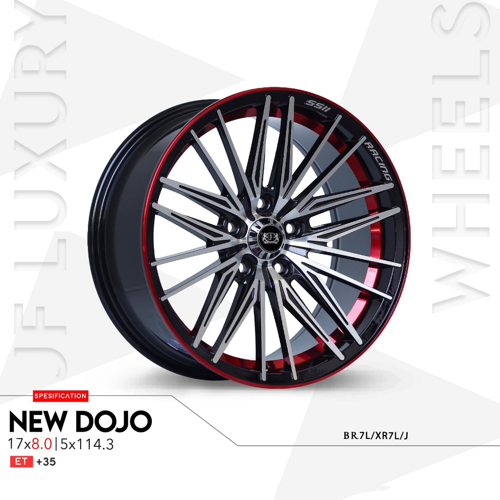 Velg JF LUXURY Type NEW DOJO RING 17 PCD 5x114.3