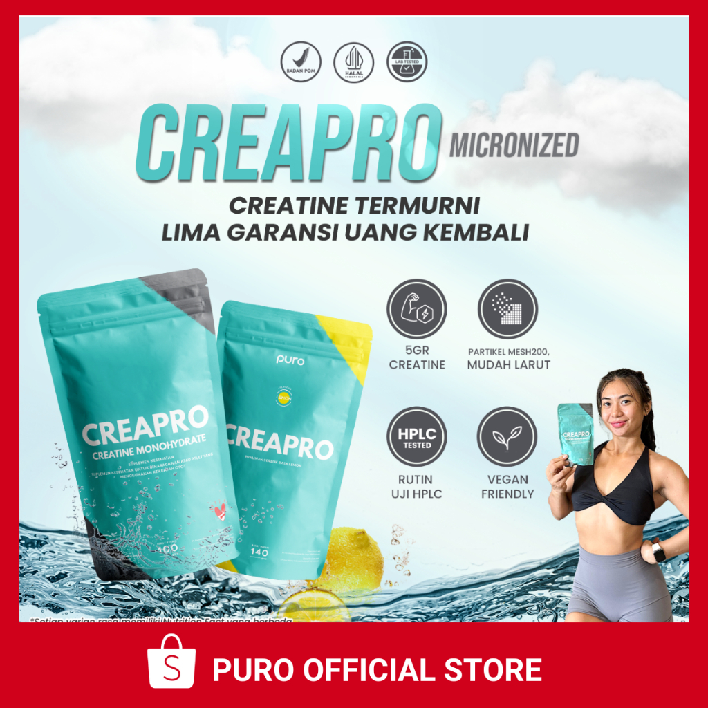Puro Creapro Creatine Monohydrate - Micronized