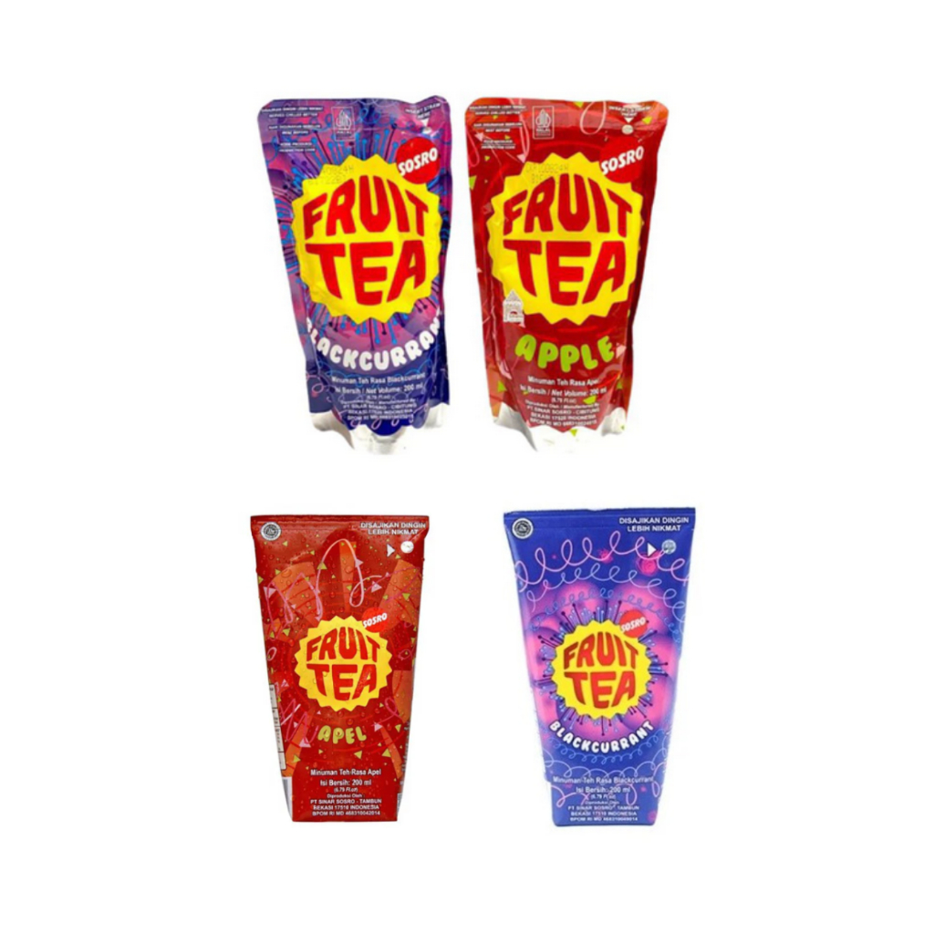 

Fruit Tea 200 ml x 24 PCS (Genggam/Pouch)