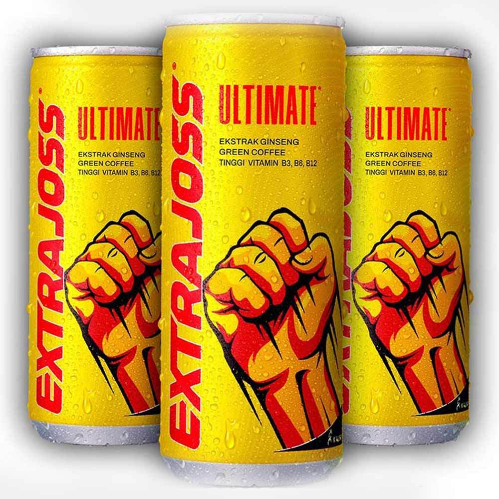

Extra joss ulimate 250ml - Paket 2 kaleng | minuman penyegar energi tubuh