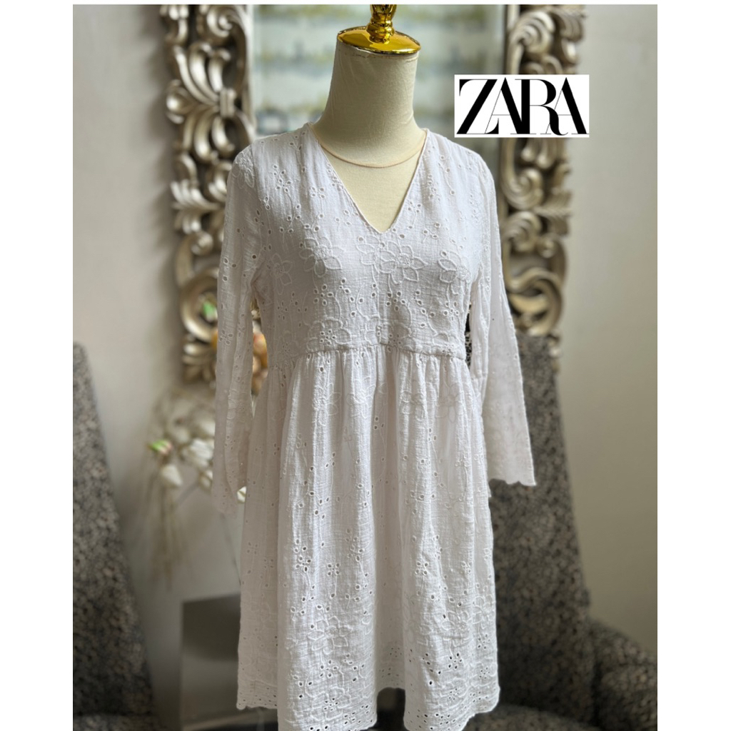 Zara dress katbol broken white