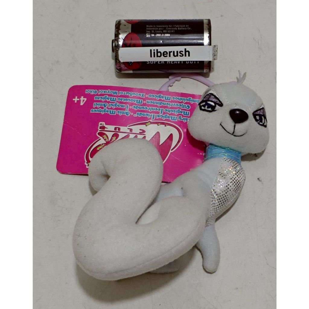 Minus sayap mattel wink club magical fairy friends ferret plush doll boneka keychain