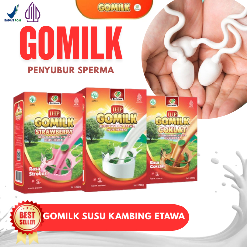 Gomilk Susu Kambing - Obat Penyubur Sperma, Vitamin Pengental Sperma, Penambah Sperma, Penambah Horm