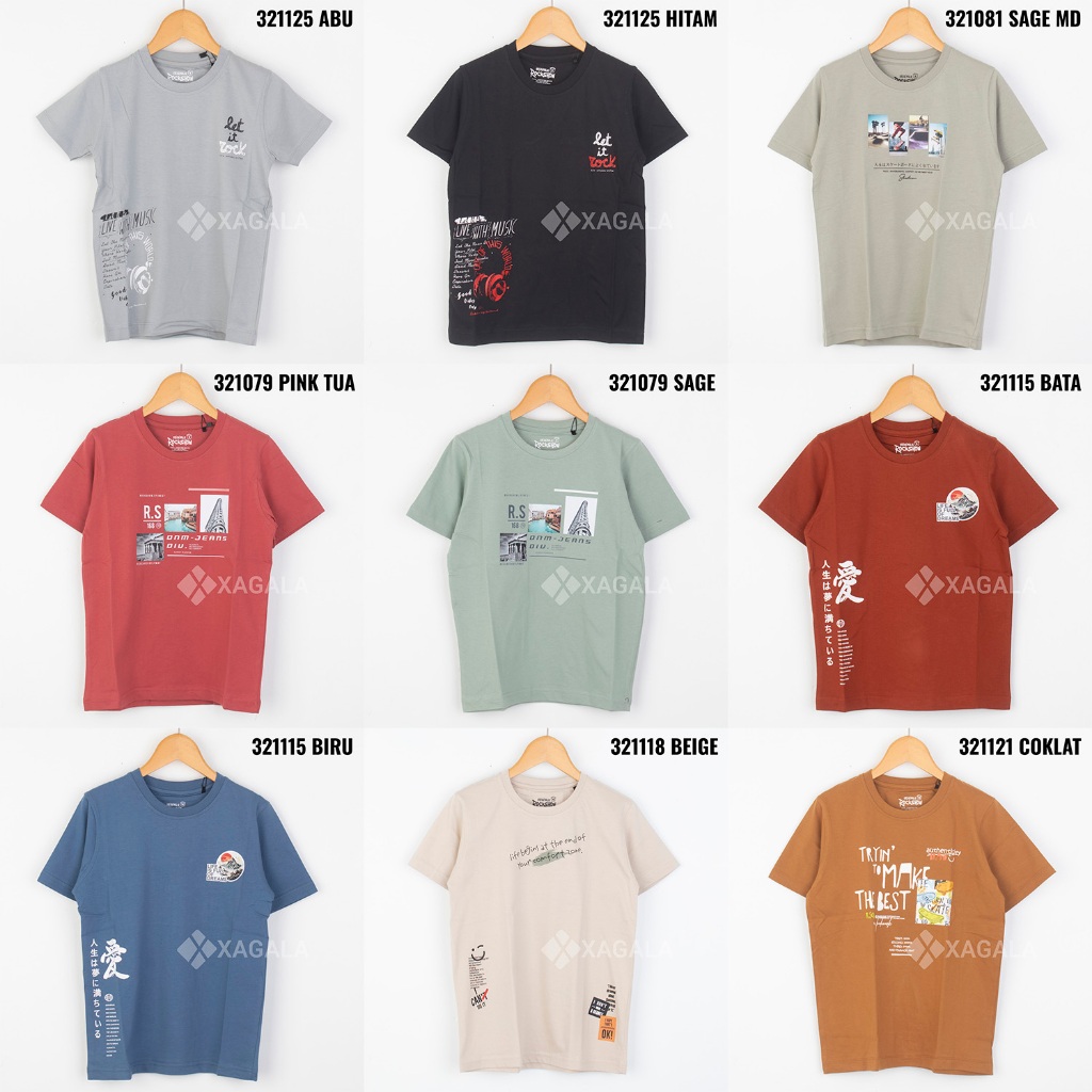 BAJU ANAK LAKI LAKI KAOS ANAK COWOK TANGAN PENDEK ROCKSHOW KIDS RO5