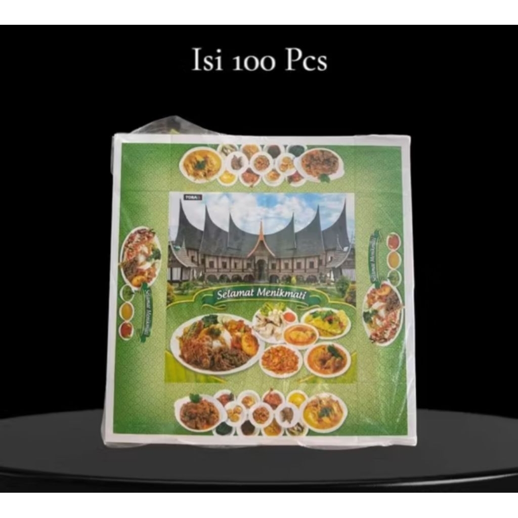 BOX KOTAK NASI MINANG SELAMAT MENIKMATI KOTAK KUE MAKANAN