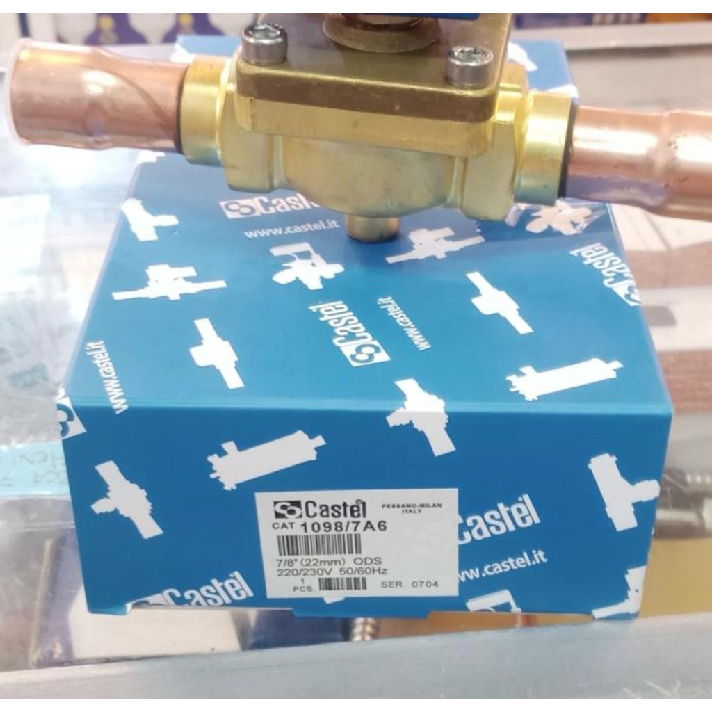 SOLENOID VALVE CASTEL 1098/7A6 | SOLENOID VALVE CASTEL 7/8” ODS