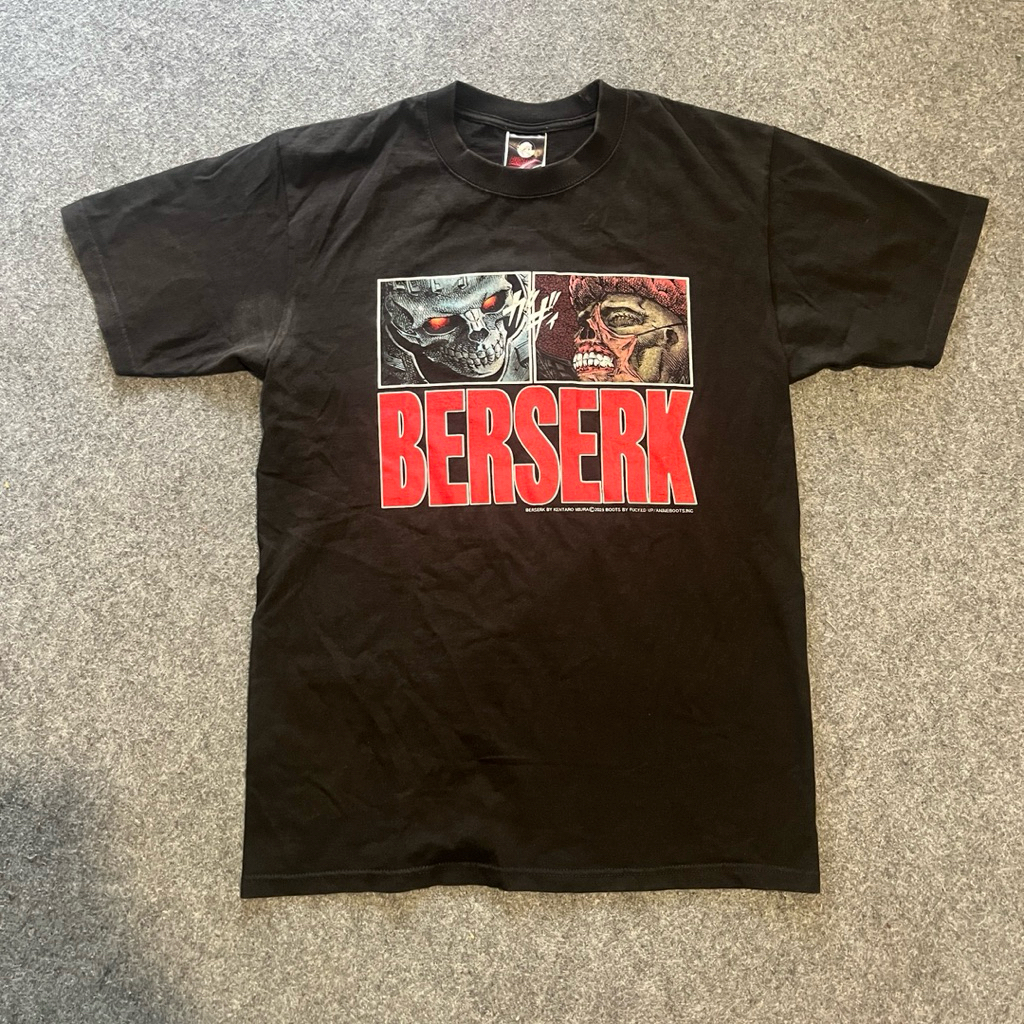 kaos bootleg berserk faded