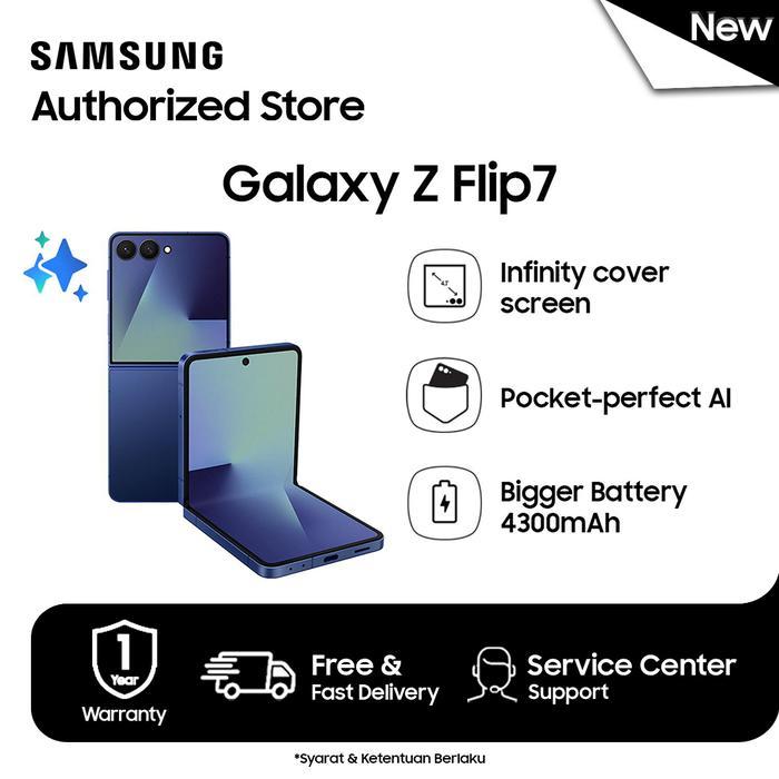 SAMSUNG Galaxy Z Flip7 12/512GB | Smartphone AI | Hp Lipat - Garansi Resmi SEIN