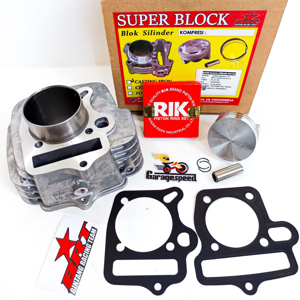 BLOK BRT ASTREA GRAND SUPRA FIT OLD REVO WIN C100 LEGENDA 53.40 CAST IRON