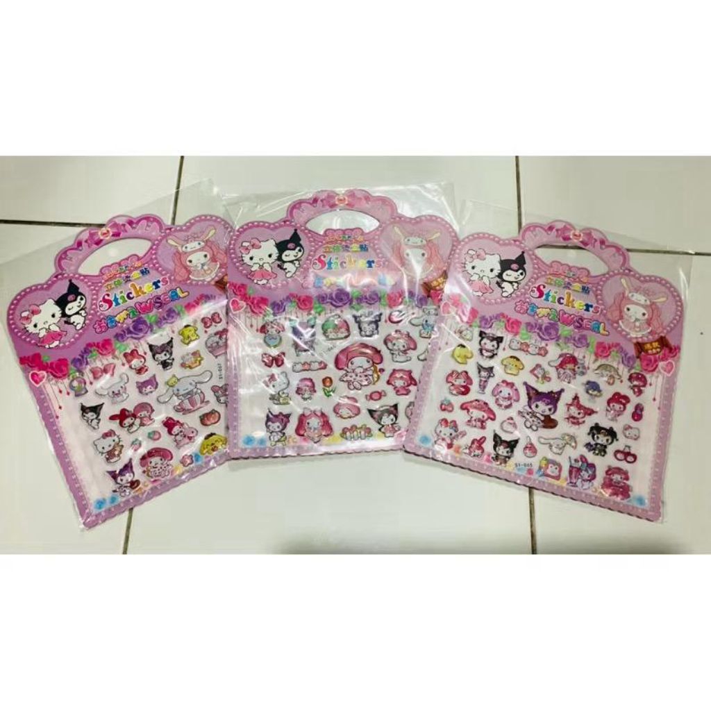 stiker tas karakter Sanrio,stiker cinnamoroll/stickers sanrio
