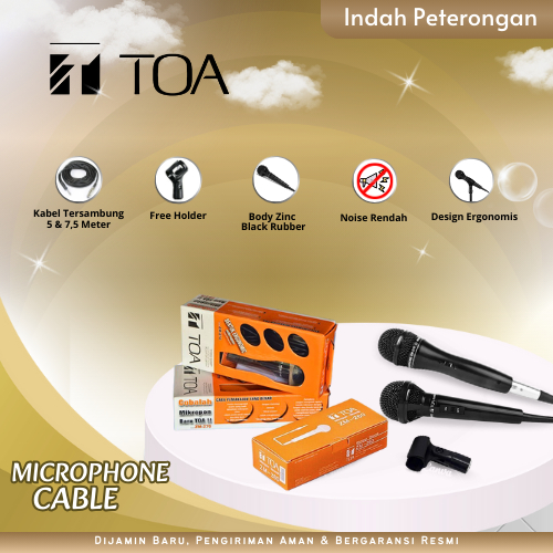 MICROPHONE TOA/MIKROFON TOA/MIKROFON MURAH/MIKROFON KABEL/MIC