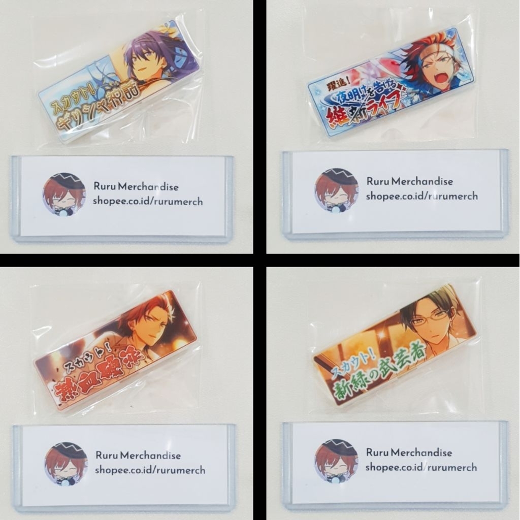 Ensemble Stars Enstars Acrylic Badge Event Banner Akatsuki