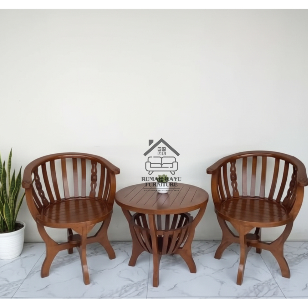 Set Kursi Teras Kayu Jati Kursi Teras Mangkok Kayu Jati Set Kursi Teras Minimalis Kayu Jati