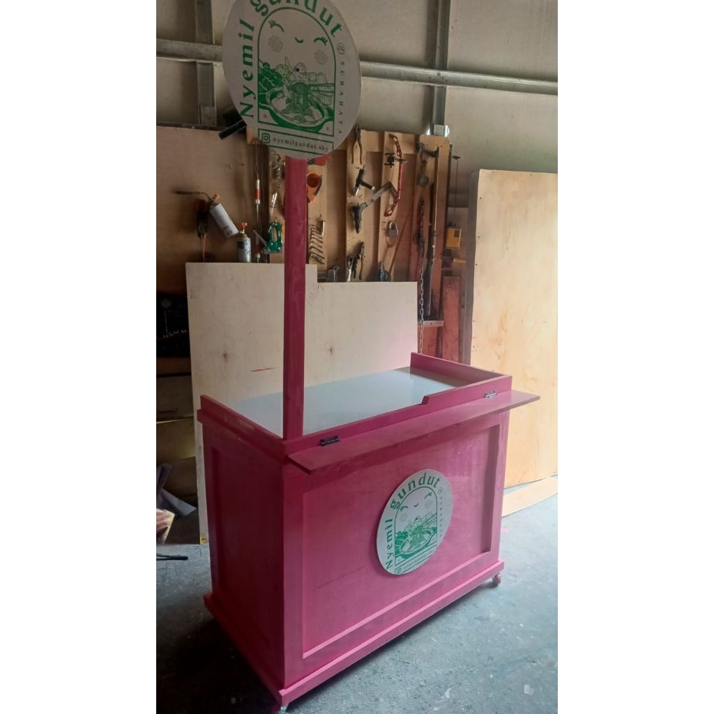 Gerobak Lipat Jualan meja lipat estetik Gerobak portable