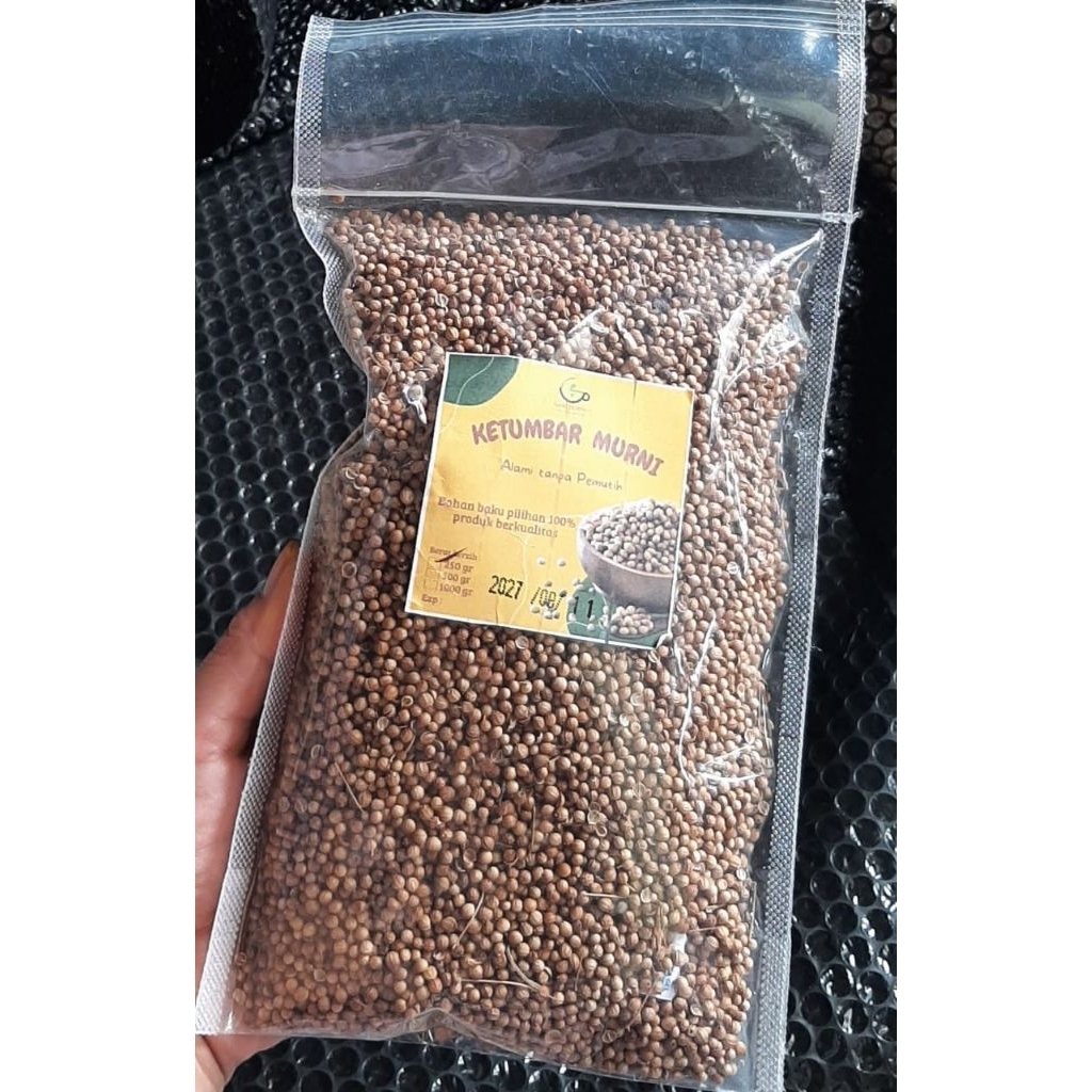 

Ketumbar Murni Tanpa Pemutih 250g – Rempah Alami Sehat & Aman
