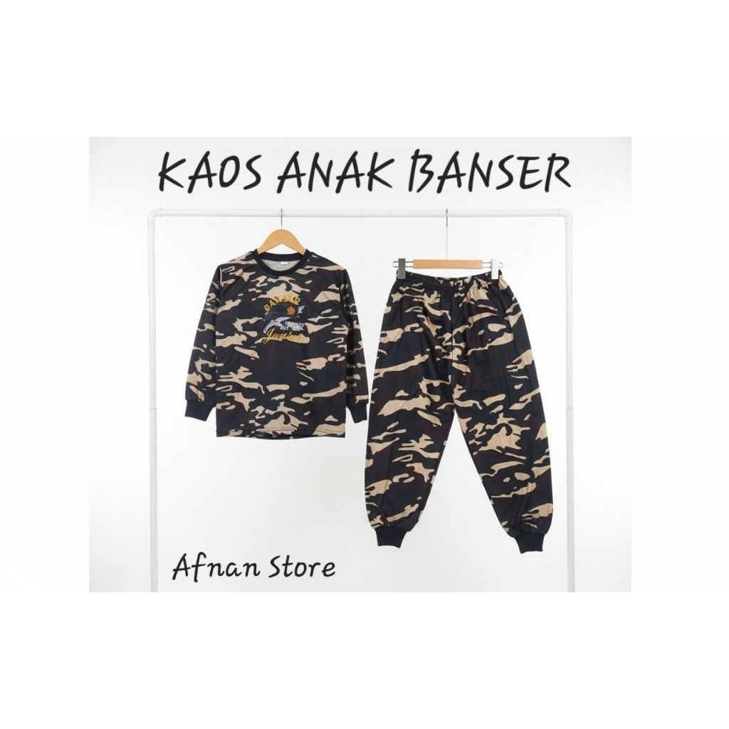 SETELAN KAOS ANAK BANSER Bahan DRYFIT