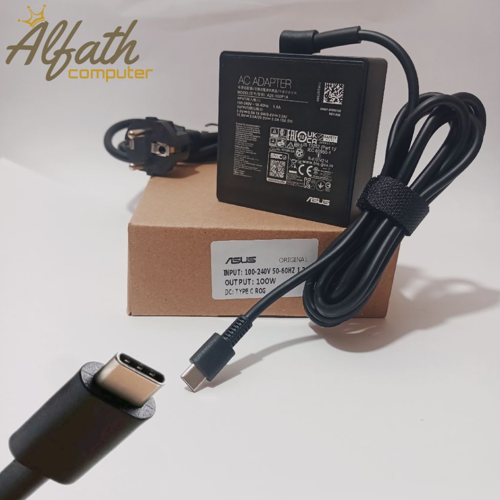 Adaptor Charger Asus ROG Flow X13 GV301, ROG Flow Z13 GZ301Z, ROG Strix G15, ROG Strix SCAR, ROG Zep