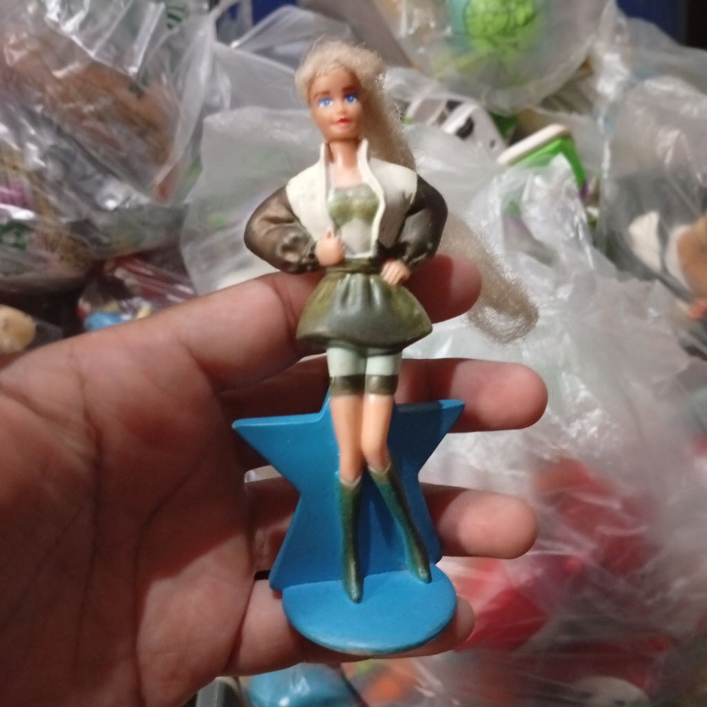 happy meal toys barbie vintage star dress