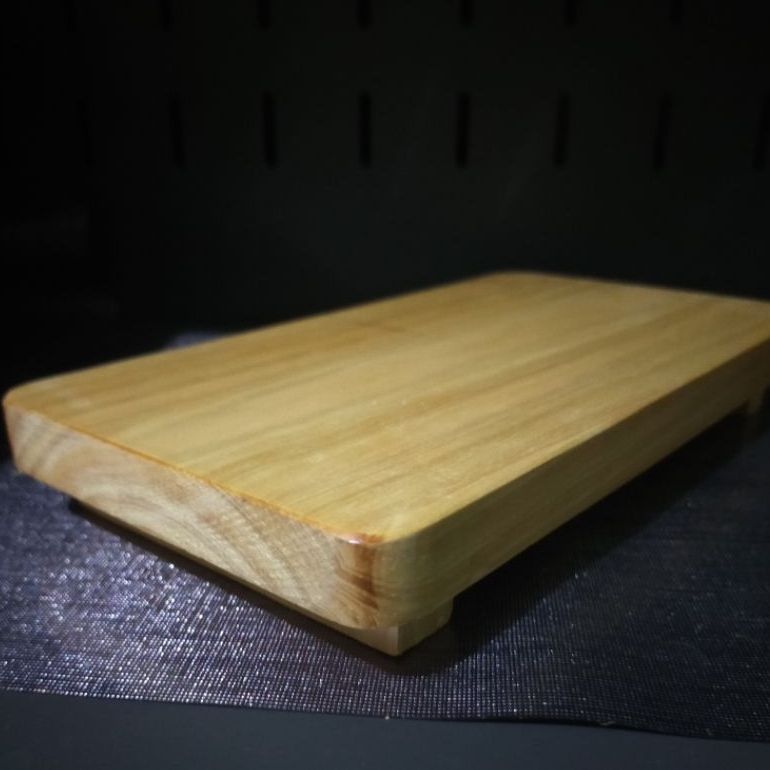 Telenan Kayu Jati Belanda Tebal Aesthetic