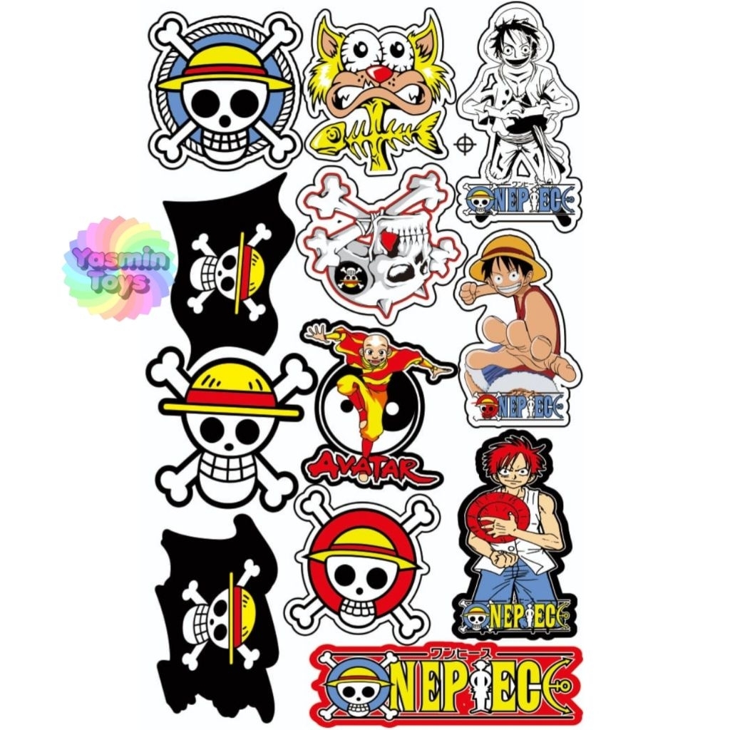 

stiker on3 pi3ce perlembar