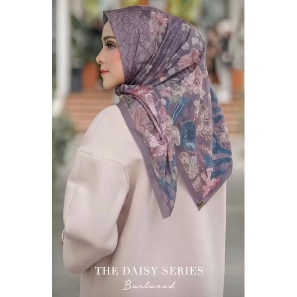 NEW As Is Buttonscarves Daisy Series - Burlwood (Free box Bs Random)