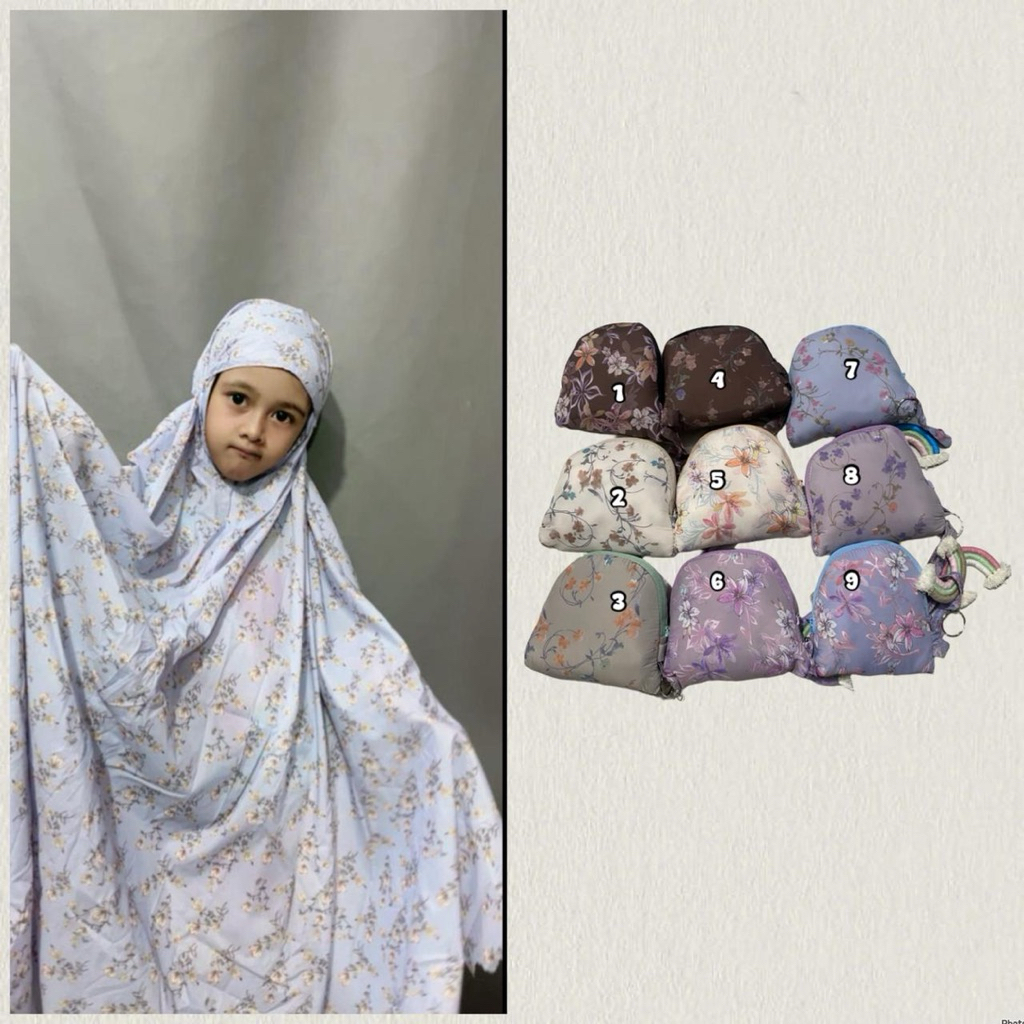 mukena traveling anak//mukena anak//mukena anak lucu//mukena anak pouch//mukena anak adem//mukena an