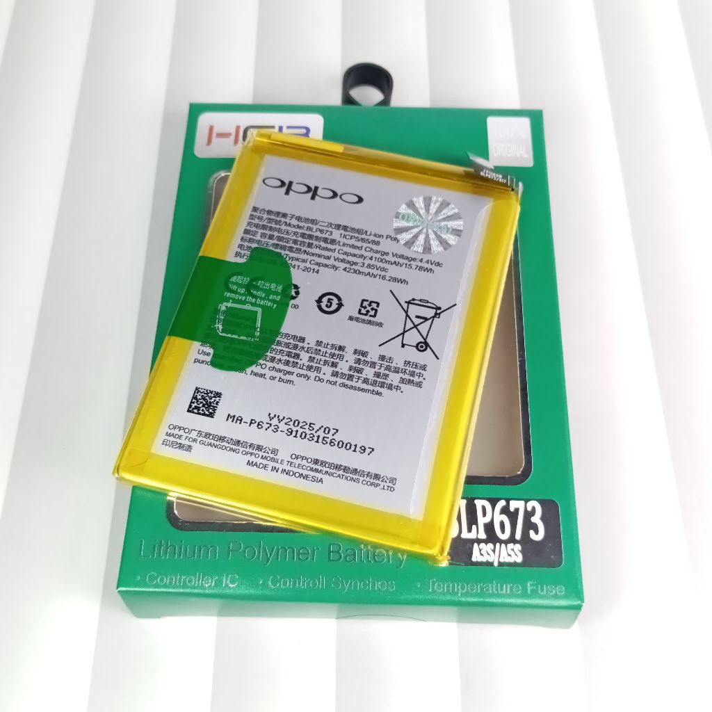 HCB BATRE BATERAAY (BLP-673) BATRE HP OPPO A3S/ OPPO A5S/ OPPO A7/ OPPO A12/ OPPO A11) KODE BATRE (B