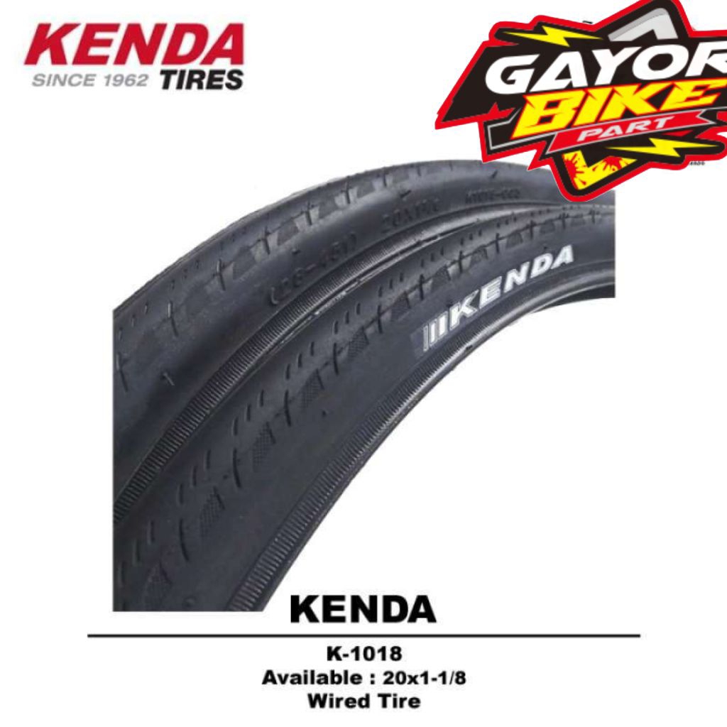 ban luar 20 x 1 1/8 (451/20+) kenda