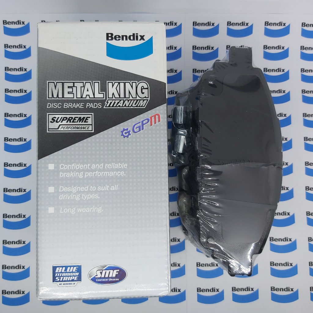 BENDIX INNOVA REBORN 2016 - Now METAL KING TITANIUM Kampas Rem Depan Bendix DB2396MKT