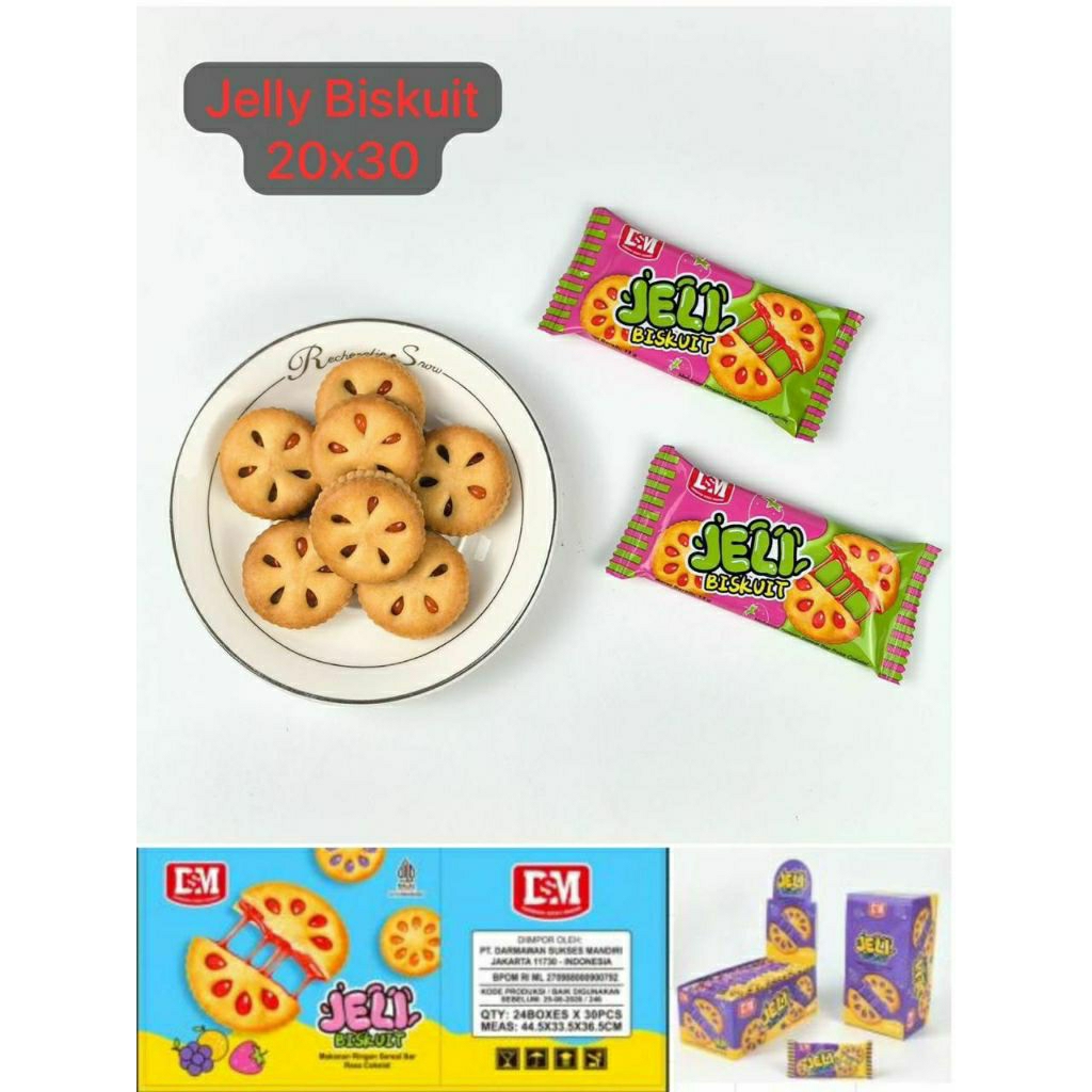 

DSM BISKUIT Jeli ISI 30 pcs