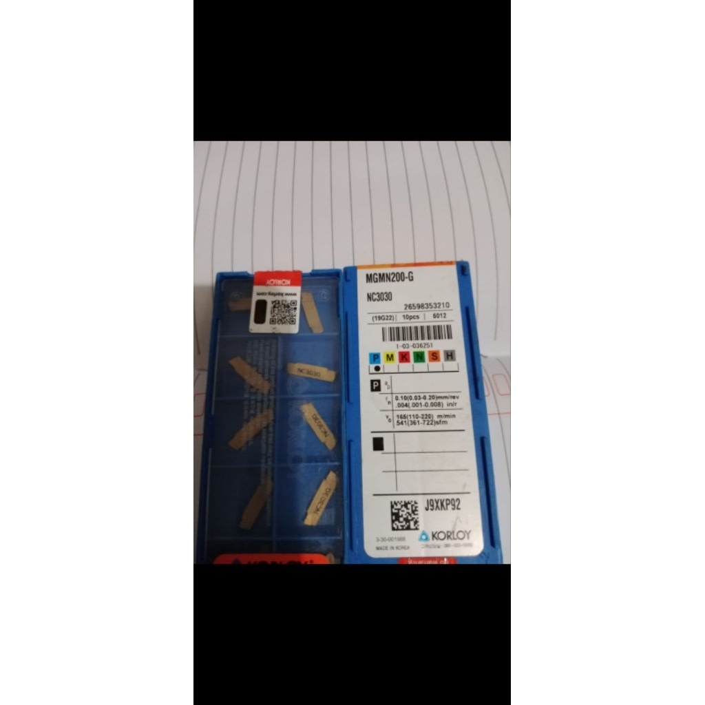 Insert MGMN200-G NC3030 MERK KORLOY