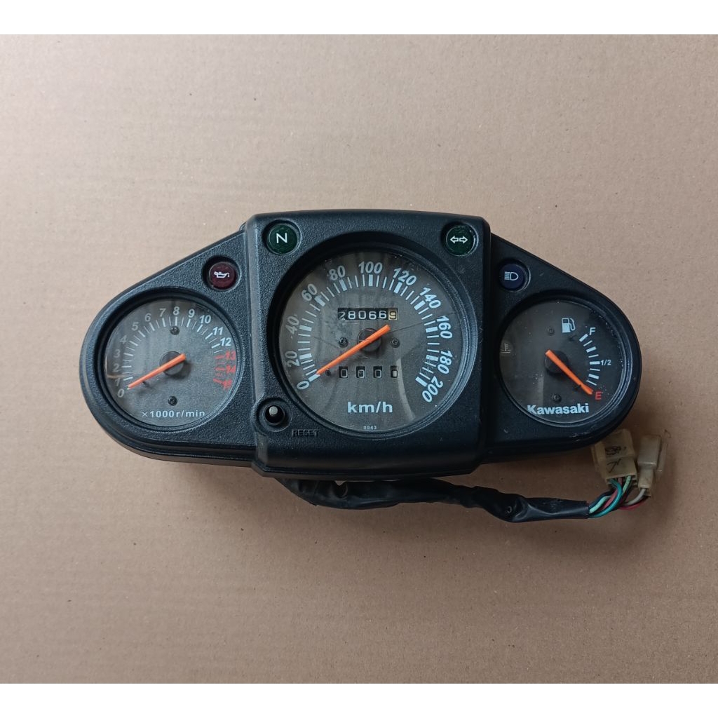 Speedometer odometer Ninja 250 karbu original second